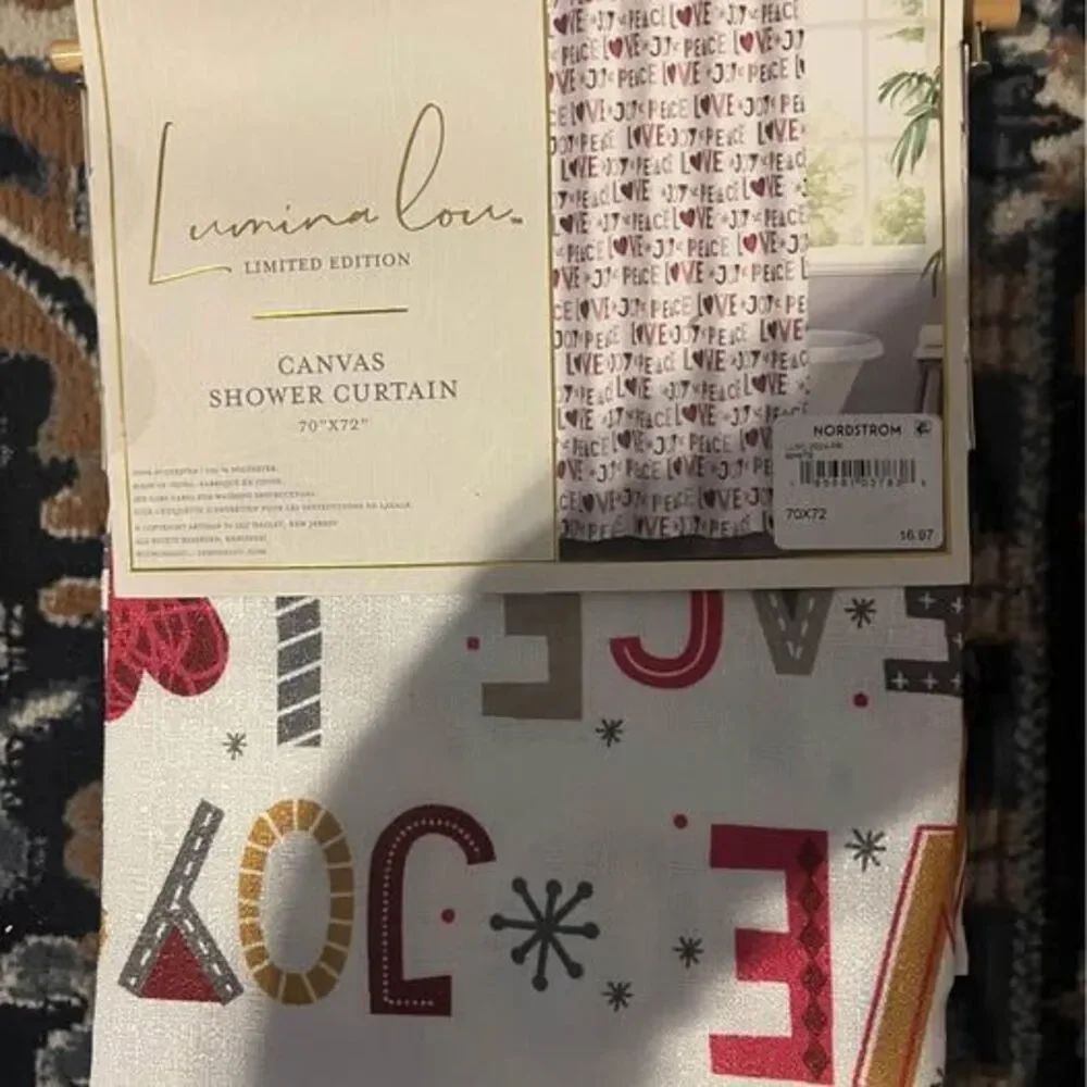 Christmas shower curtain. Nordstrom